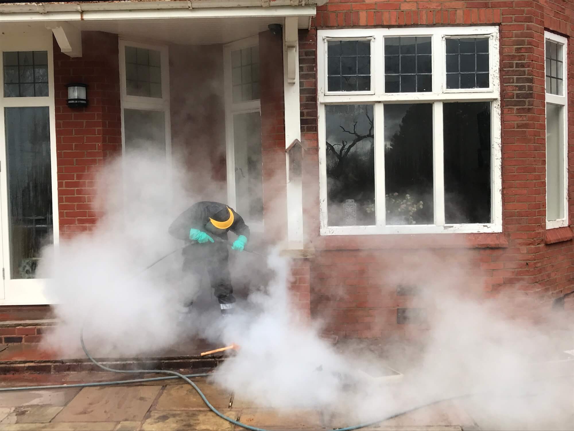 DOFF Steam Cleaning for Brickwork