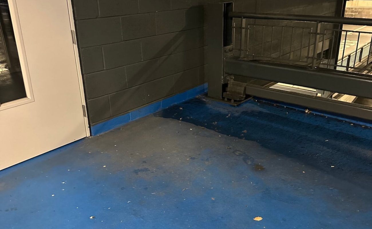 Car Park Cleaning Service Before