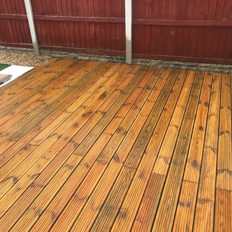 Wood Decking Cleaning After Wood Decking Cleaning After